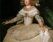 迭戈 罗德里格斯 德 席尔瓦 委拉斯贵支 : Maria Teresa of Spain with the two watches